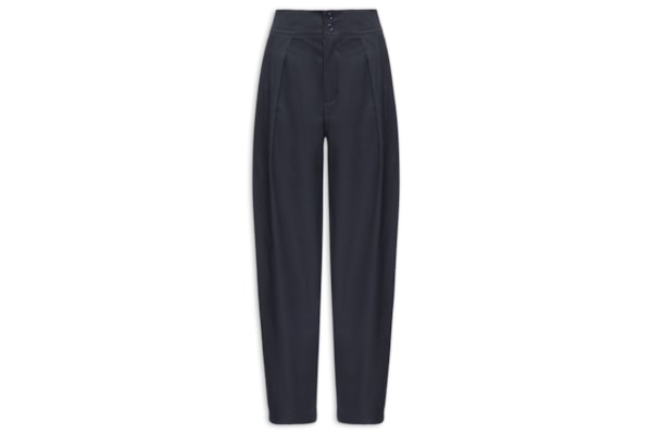 Calça Feminina De Alfaiataria Balloon - Azul