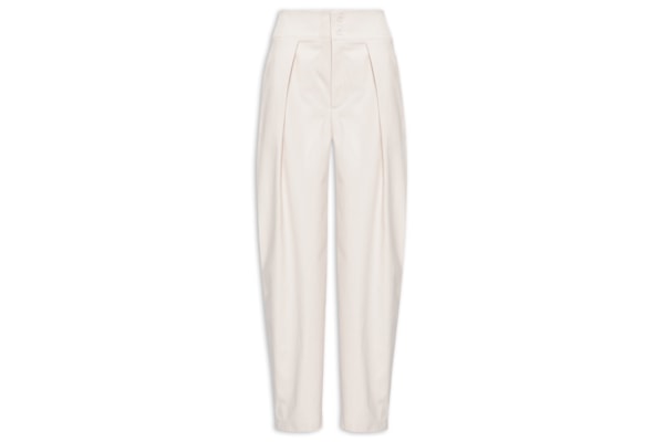 Calça Feminina De Alfaiataria Balloon - Bege