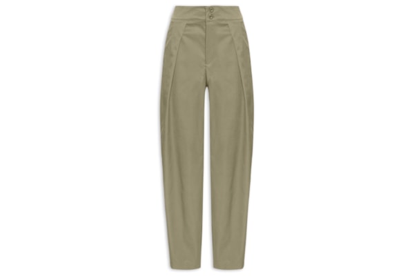 Calça Feminina De Alfaiataria Balloon - Verde