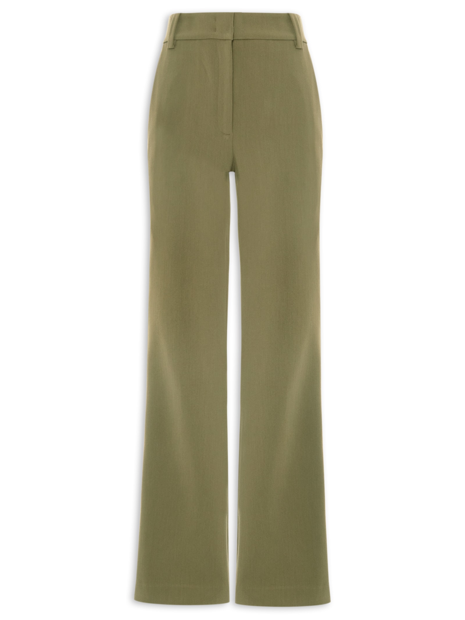 Calça Feminina De Alfaiataria Bootcut Verde Animale