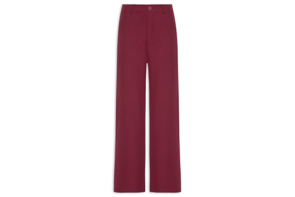 Calça Feminina  de Alfaiataria – Vermelho