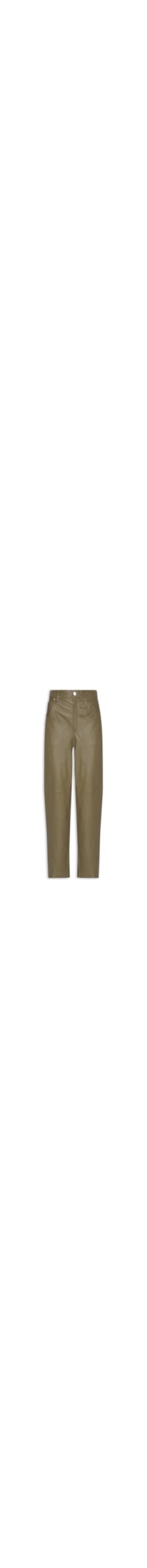 Calça Feminina De Couro Basic Color - Verde