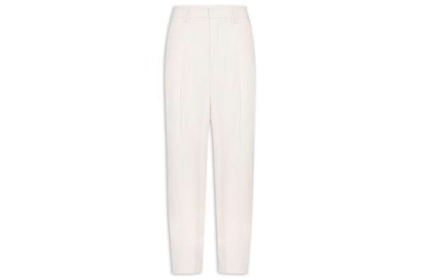 Calça Feminina de Crepe Whitecap - Off White