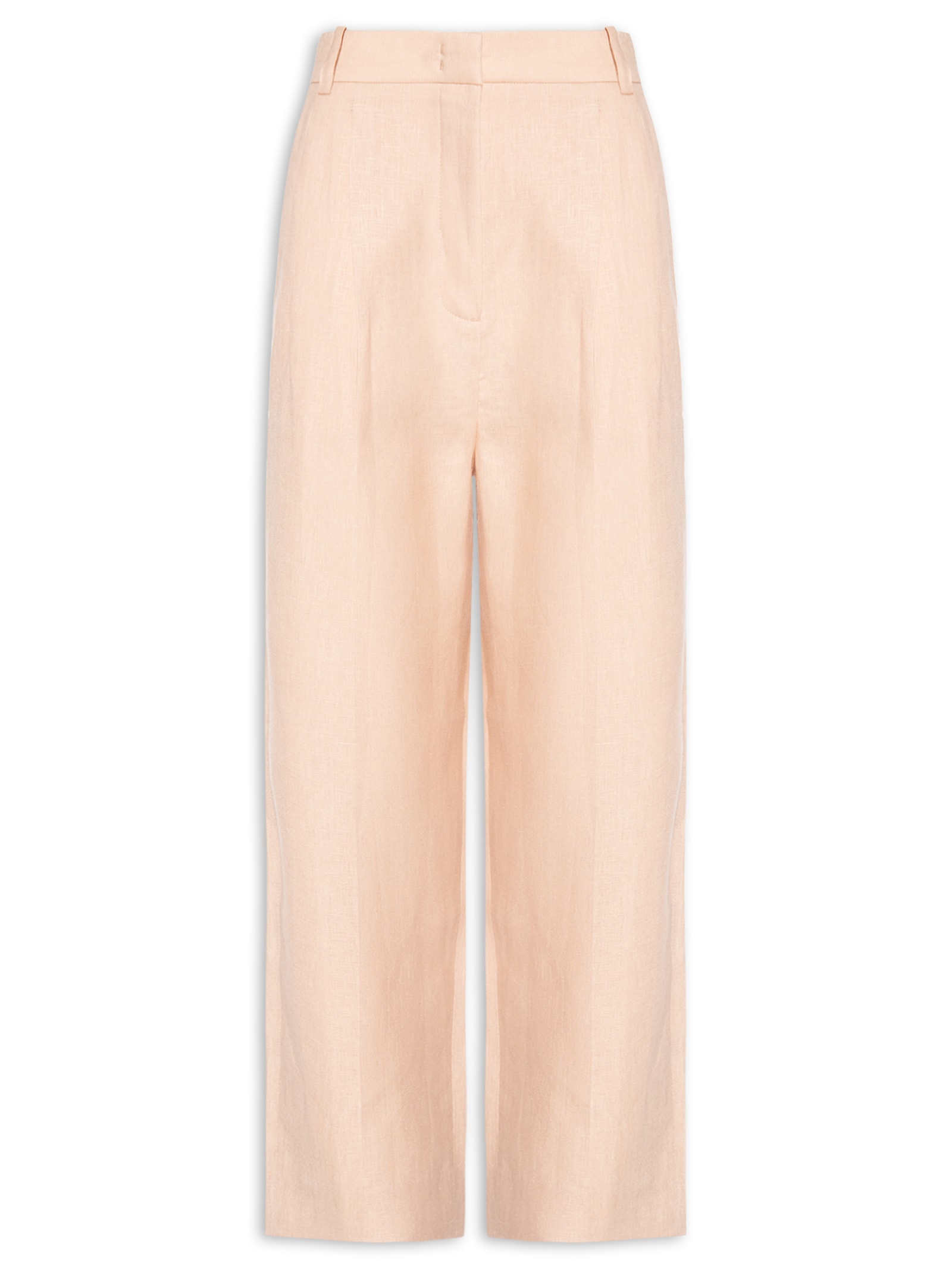 Calça Feminina De Linho Bege Animale