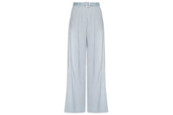 Calça Feminina De Linho Millie - Azul