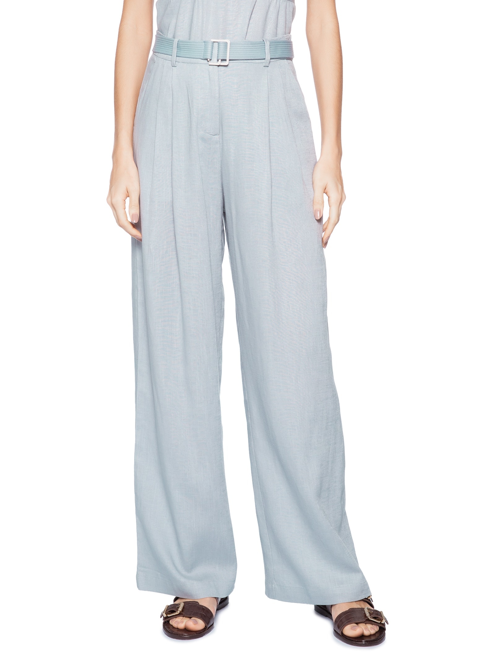 Calça Feminina De Linho Millie Azul Animale Jeans