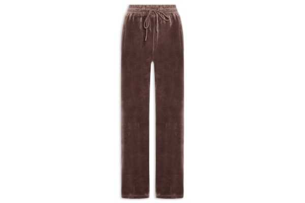 Calça Feminina De Moletom Plush - Marrom