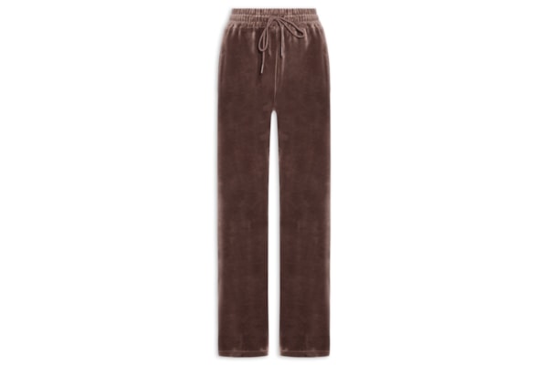 Calça Feminina De Moletom Plush - Marrom