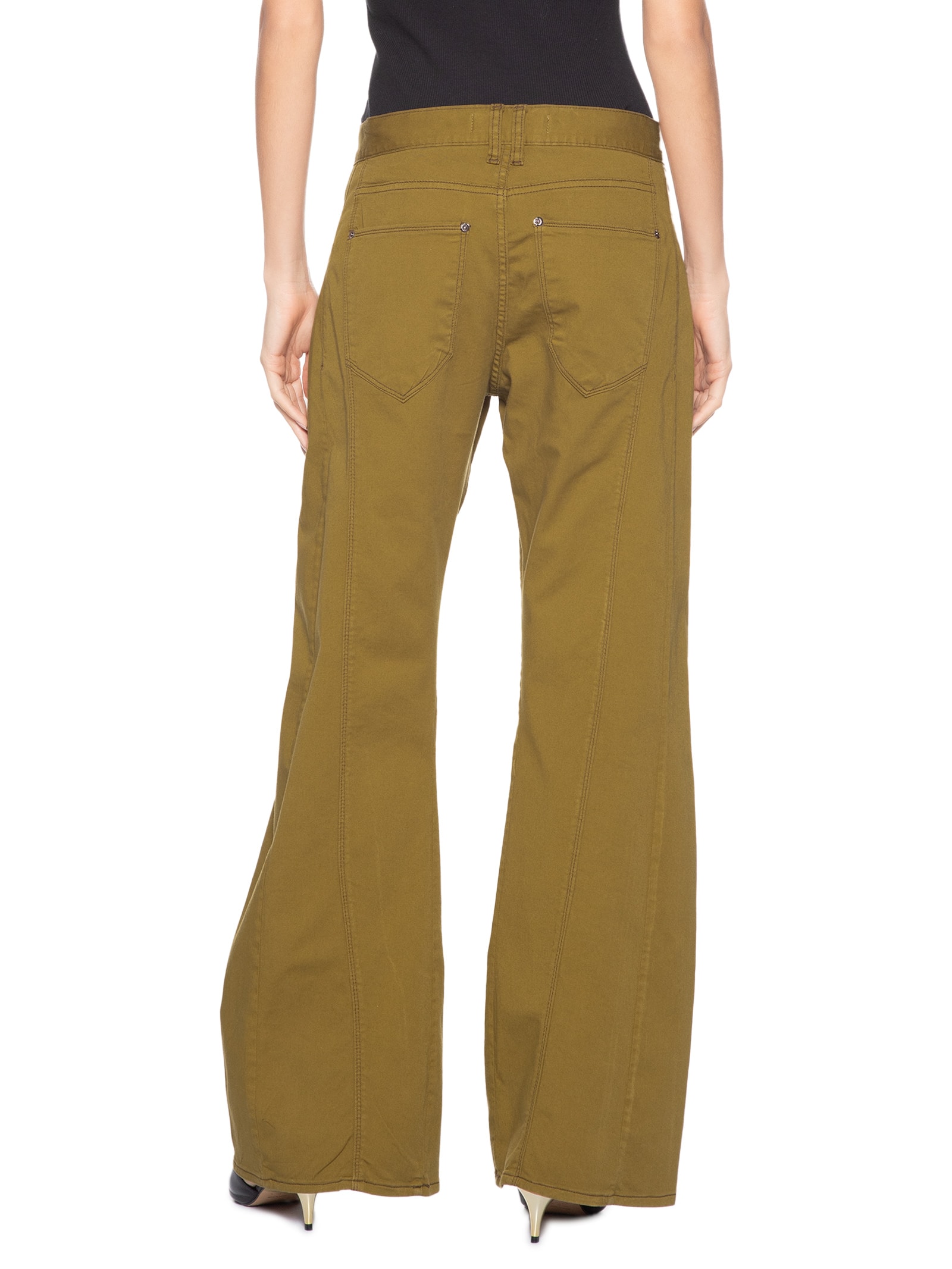 Calça Feminina De Sarja Antique Verde Animale