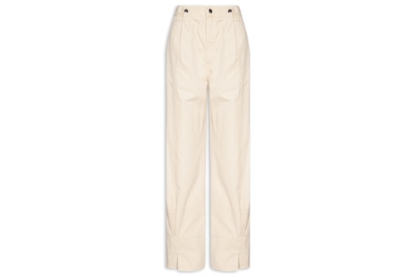 Calça Feminina de Sarja Bege Pret - Bege