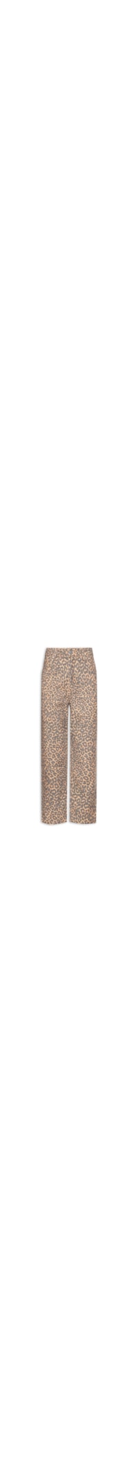 Calça Feminina De Sarja Reta - Animal Print