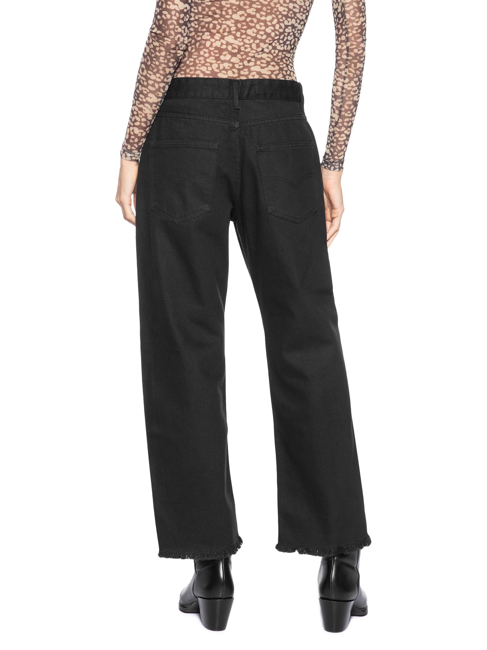 Calça Feminina de Sarja Zíper Bolsinho – Preto Animale