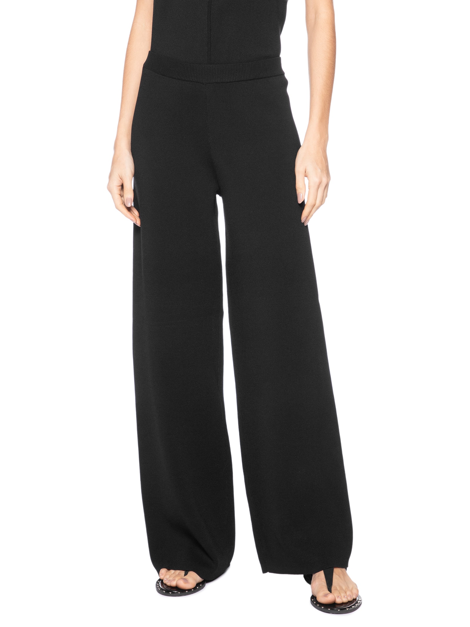 Calça Feminina De Tricot Básica Preto Animale Jeans