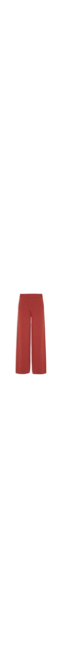 Calça Feminina De Tricot Básica - Vermelho