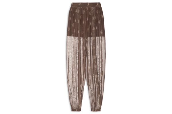 Calça Feminina De Tule Balloon - Marrom