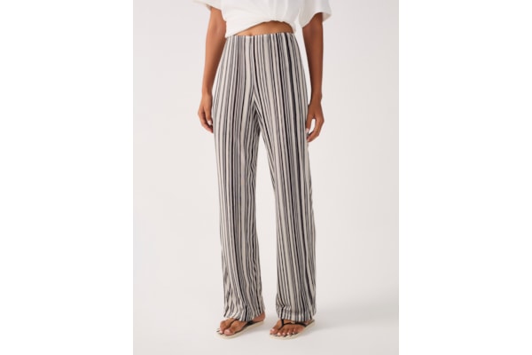 Calça Feminina de Tule Estampa Listra Amar - Preto