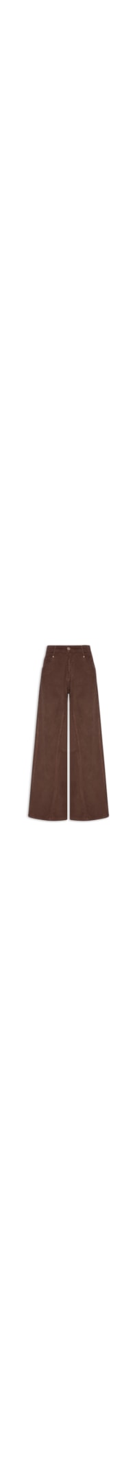 Calça Feminina De Veludo Dries - Marrom