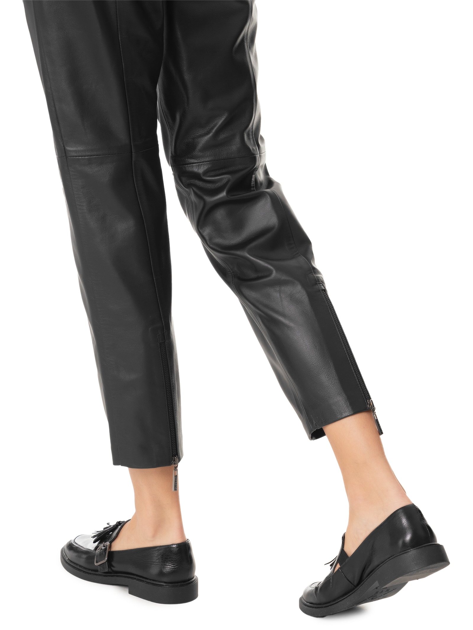 Calça Feminina Debora Couro Preto Le Lis