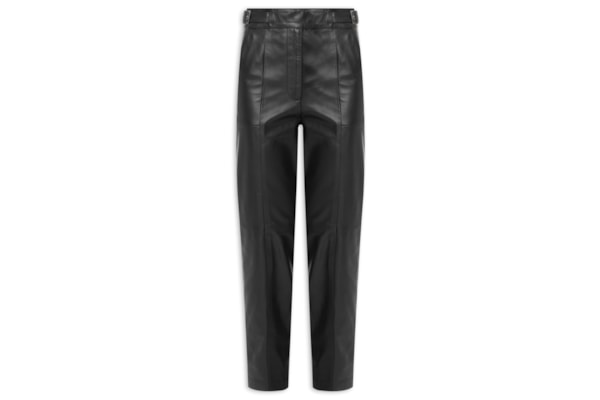 Calça Feminina Debora Couro - Preto