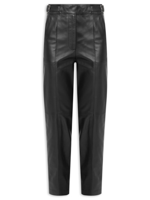 Calça Feminina Debora Couro – Preto
