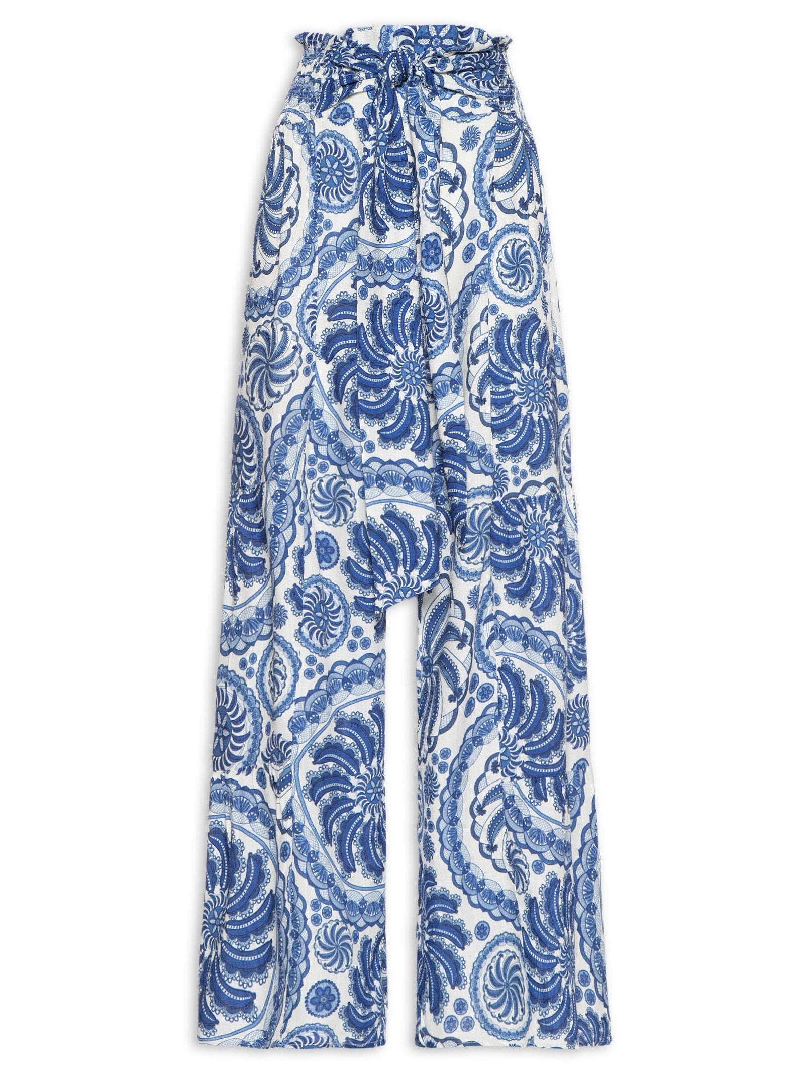 Calça Feminina Delicadeza De Banana Azul Farm Praia