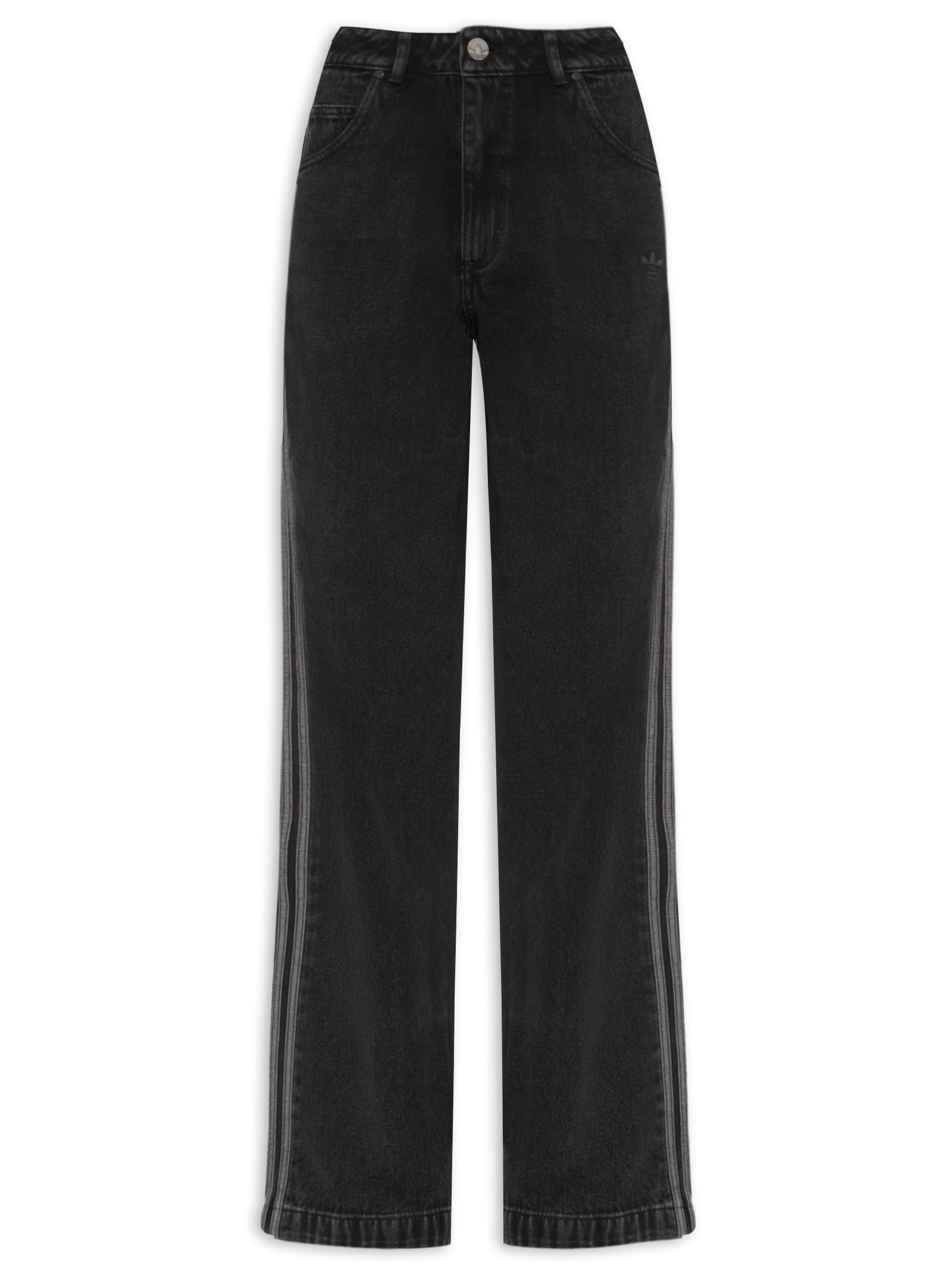 Adidas Originals - Calça Feminina Denim 3S - Preto