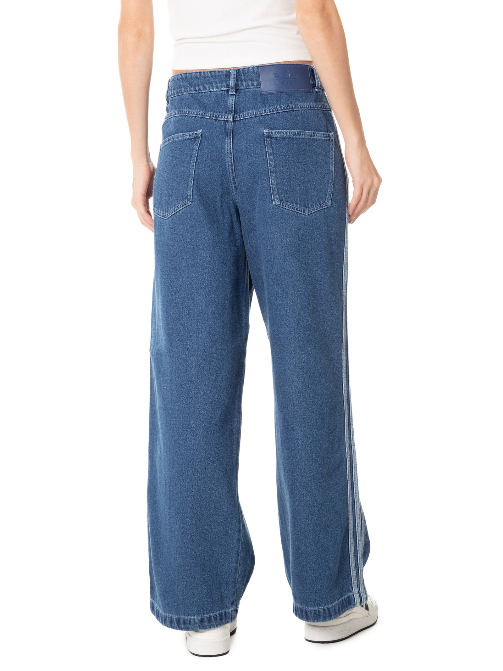 Calça Feminina Denim 3s Tp- Azul Adidas Originals