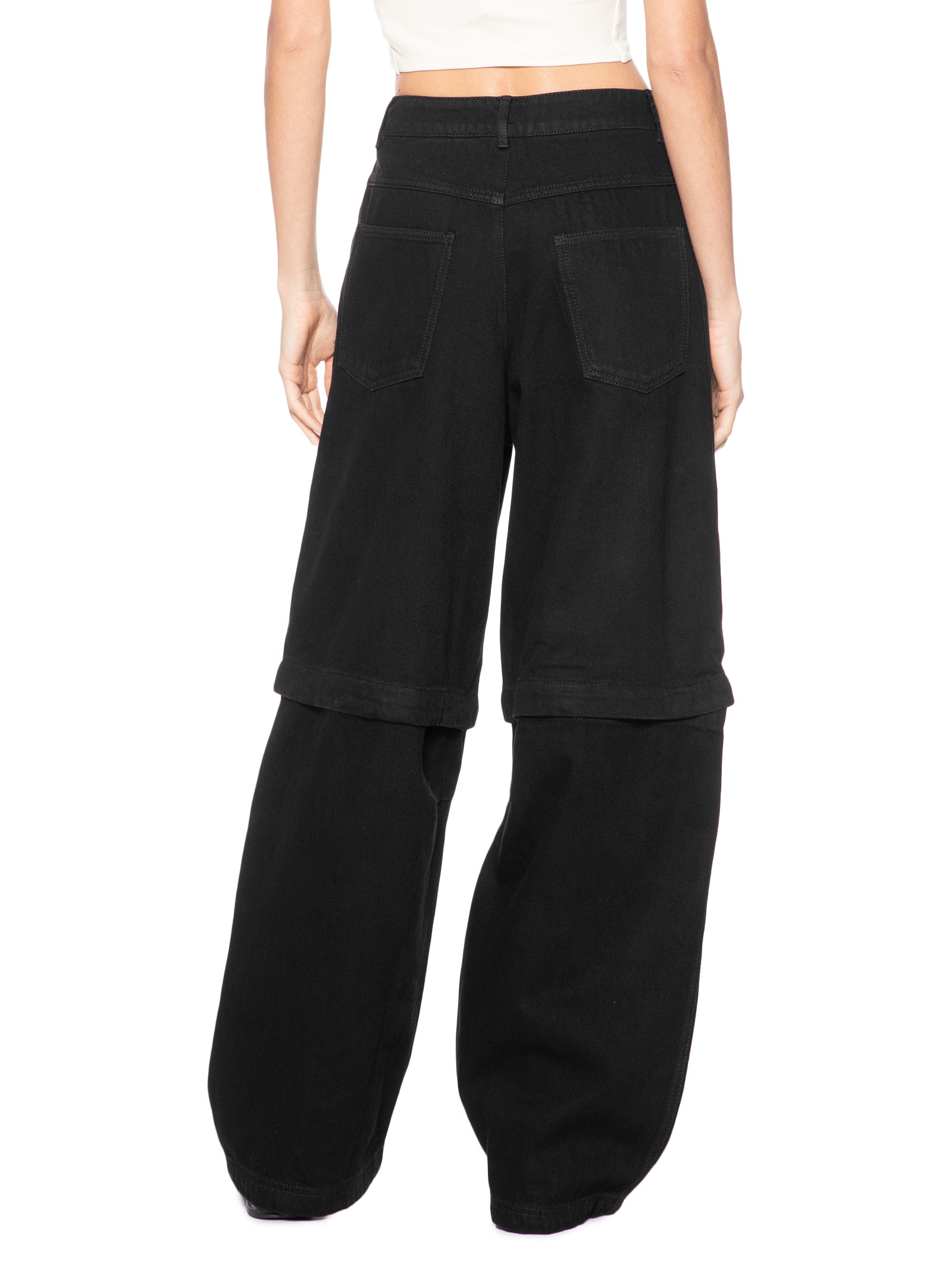 Calça Feminina Denim Preto Adidas Originals