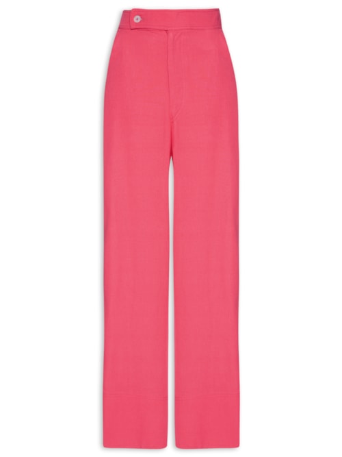 Calça Feminina Detalhe Pesponto – Rosa