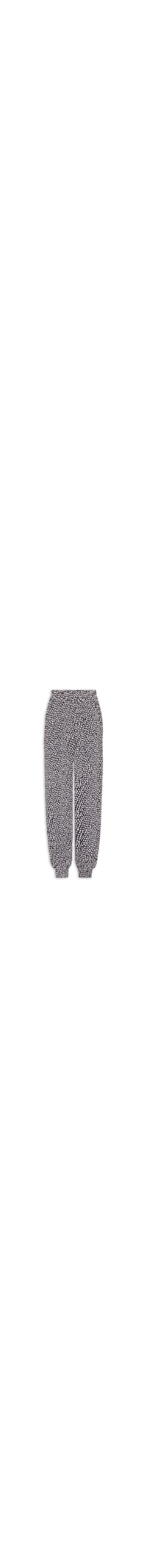 Calça Feminina Detalhe Vivos Estampado - Preto