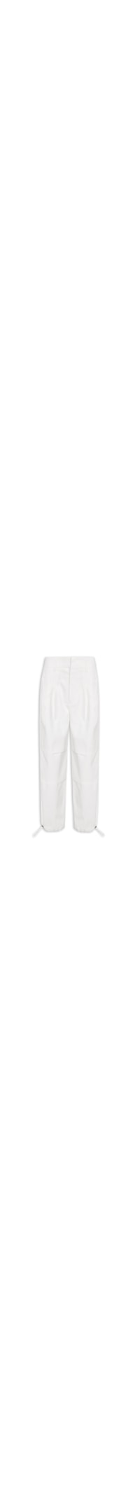 Calça Feminina Detalhes Pregas - Branco