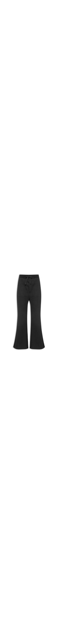 Calça Feminina Double Moletom Fleece - Preto