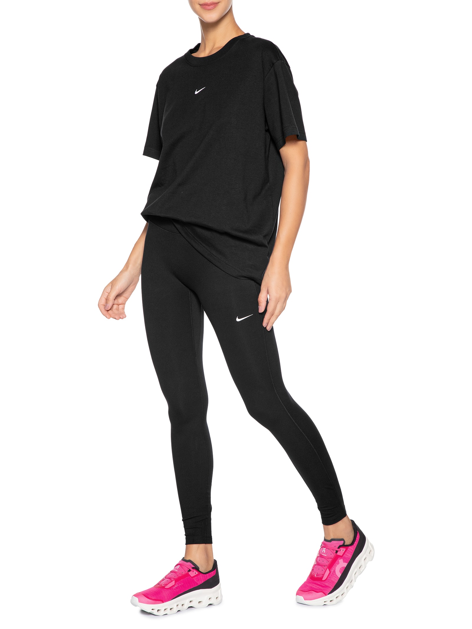 Calça Feminina Dri-Fit One HR Preto Nike