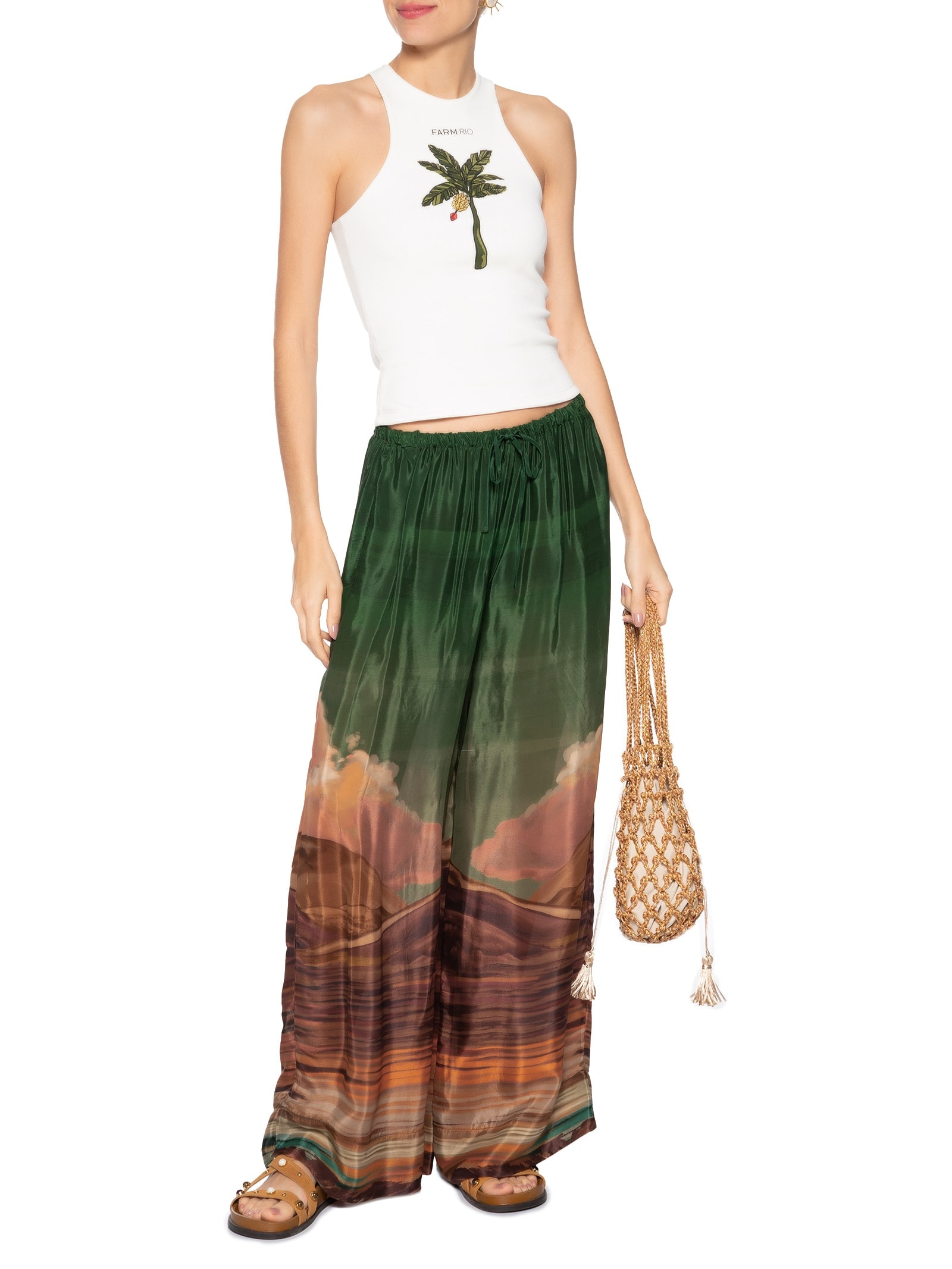 Calça Feminina Dunas Verde Farm