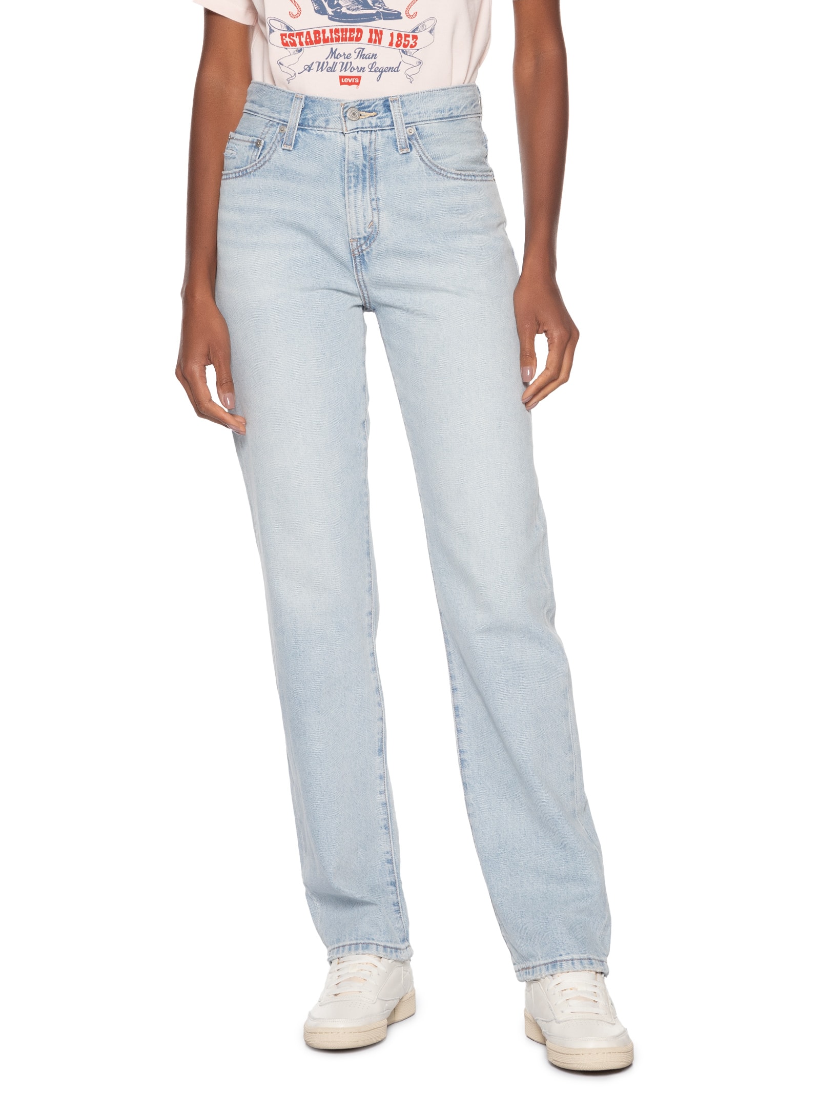 Calça Feminina Easy Dad Azul Levi's