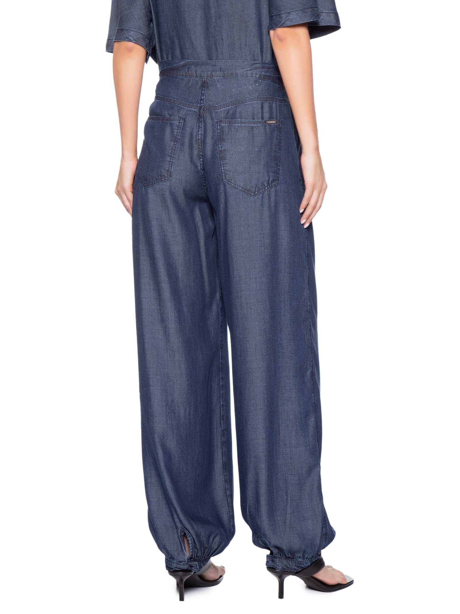 Calça Feminina Eduarda Azul P7 Jeans