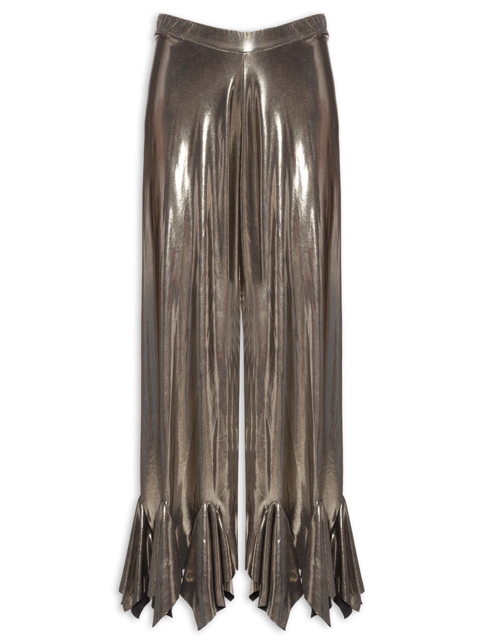 Calça Feminina Elza Prateado Carnavália