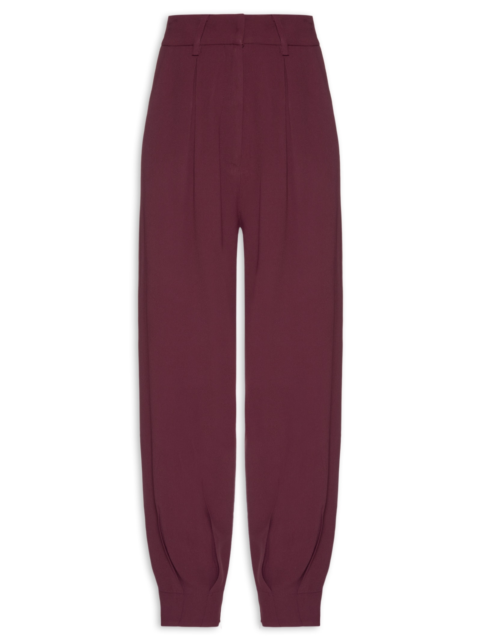 Calça Feminina Em Alfaiataria Cintura Alta Roxo '2Essential