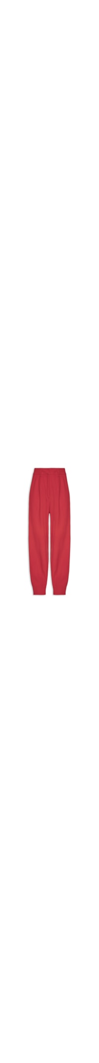 Calça Feminina Em Alfaiataria Cintura Alta - Vermelho Escuro