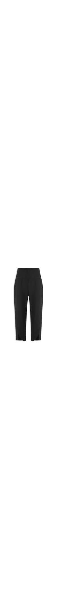 Calça Feminina Em Linho Misto - Preto