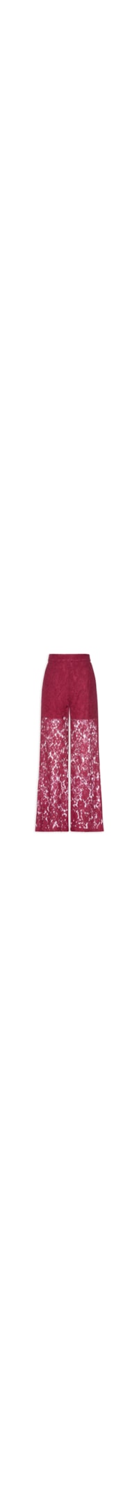 Calça Feminina Em Renda - Vermelho