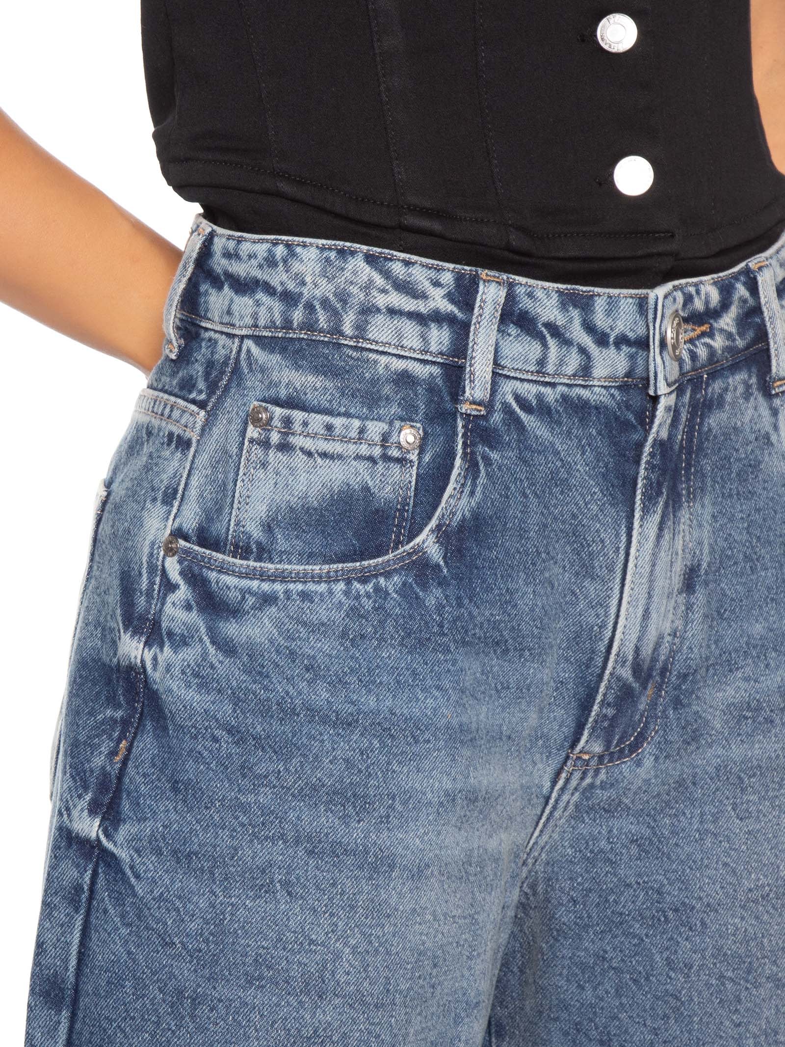 Calça Feminina Emy Azul P7 Jeans