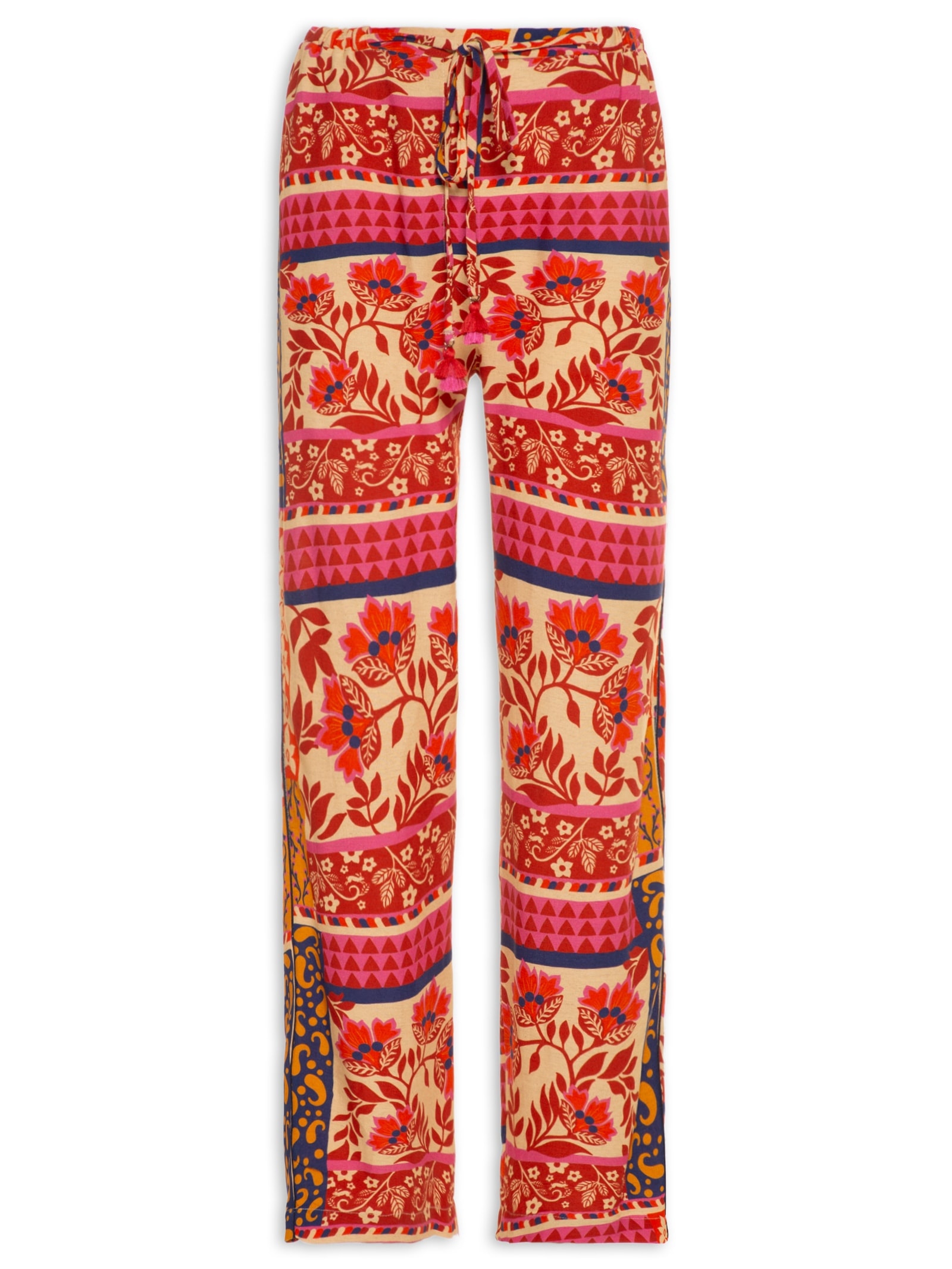 Calça Feminina Estampa Afetiva Rosa Cantão