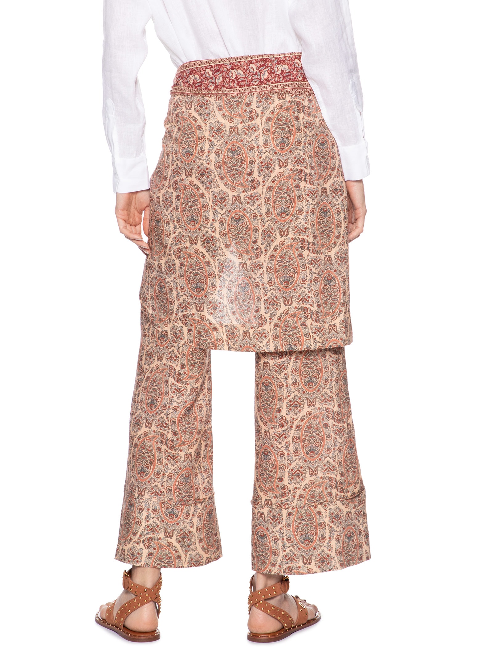 Calça Feminina Estampa Charm Rosa Maria Filó