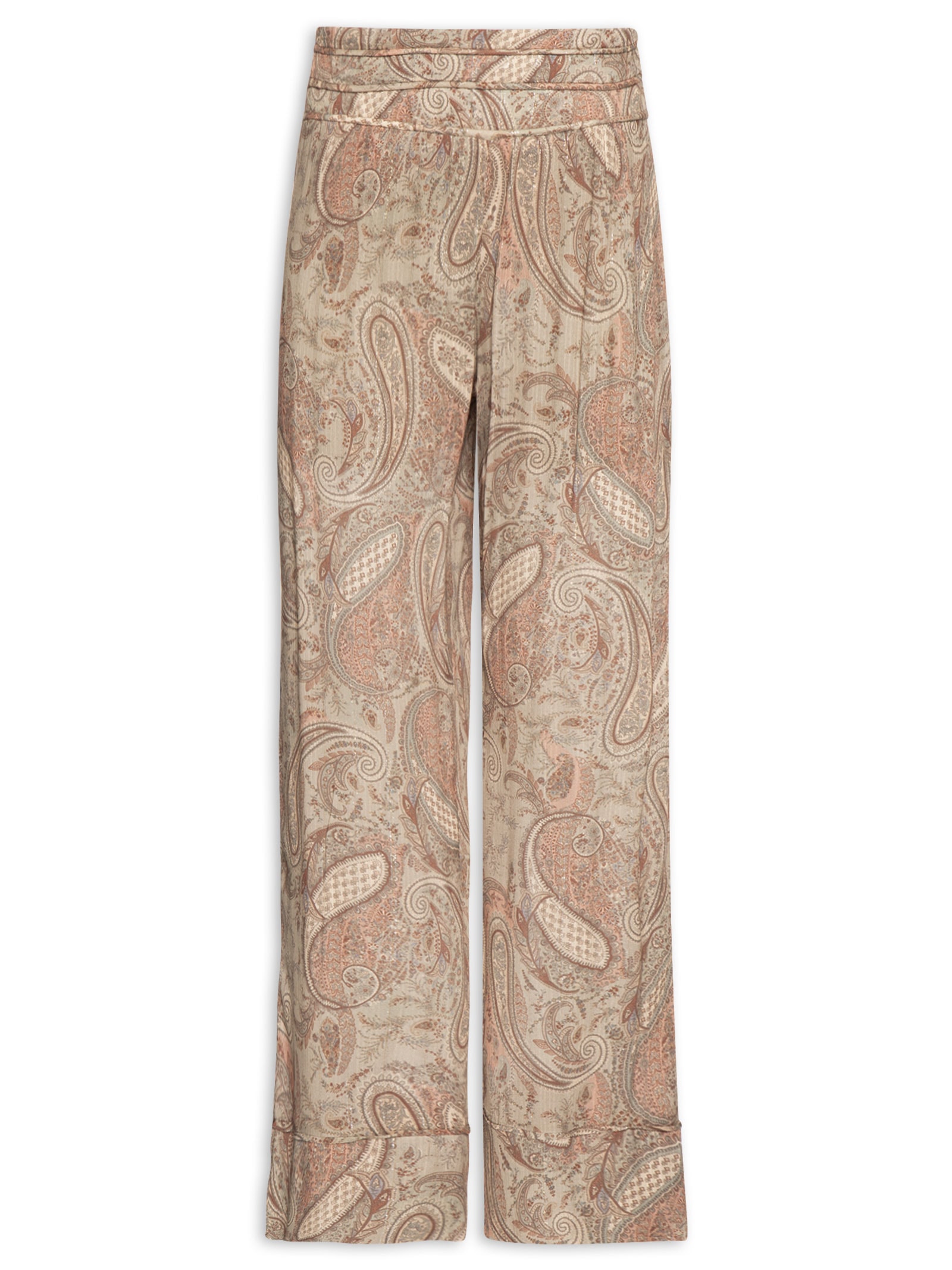 Calça Feminina Estampa Folk  – Rosa Maria Filó