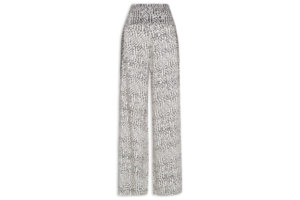 Calça Feminina Estampa Geométrica Strobo Hall - Preto