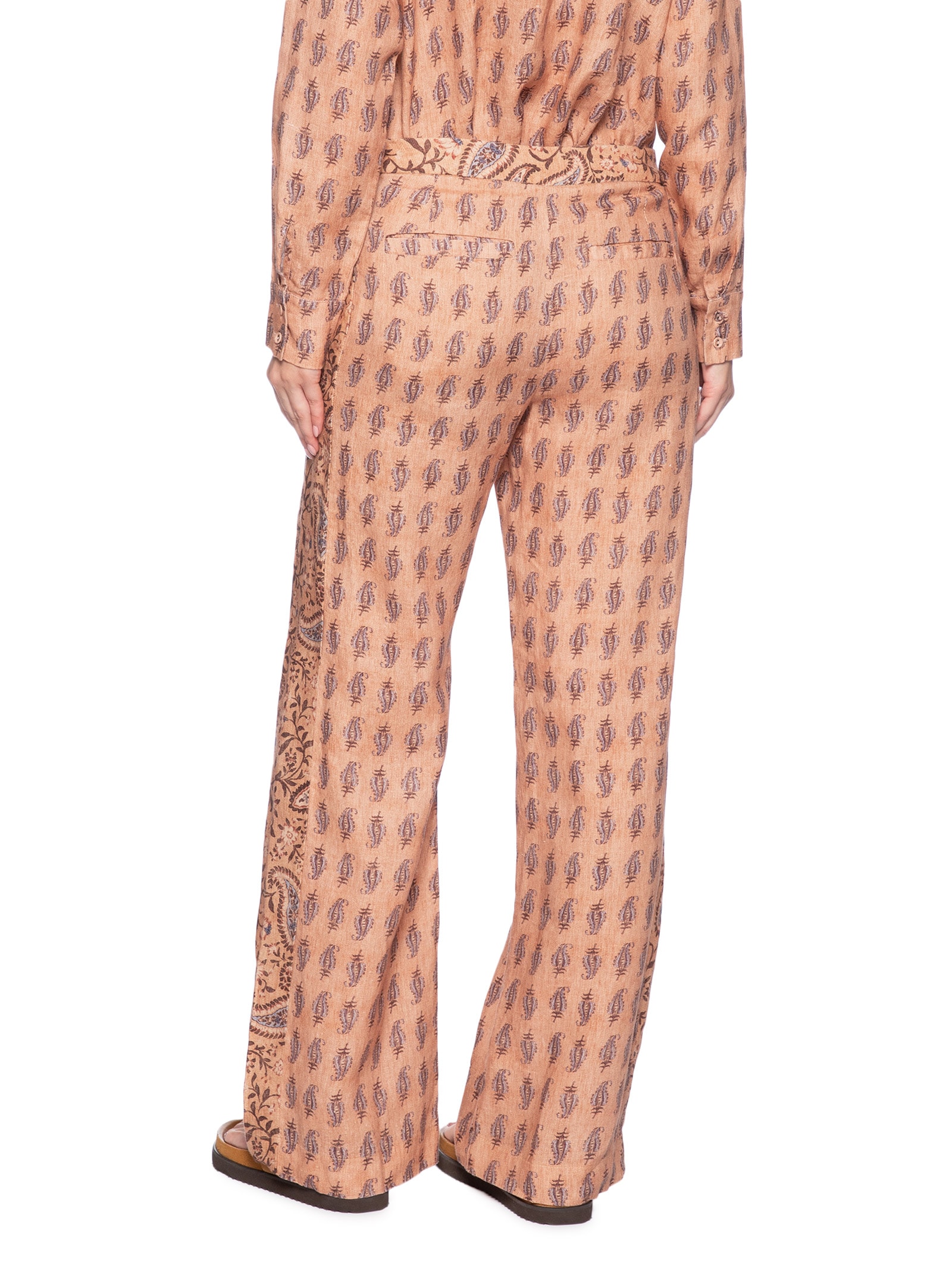 Calça Feminina Estampa Hippie Compose Ginger Rosa Maria Filó