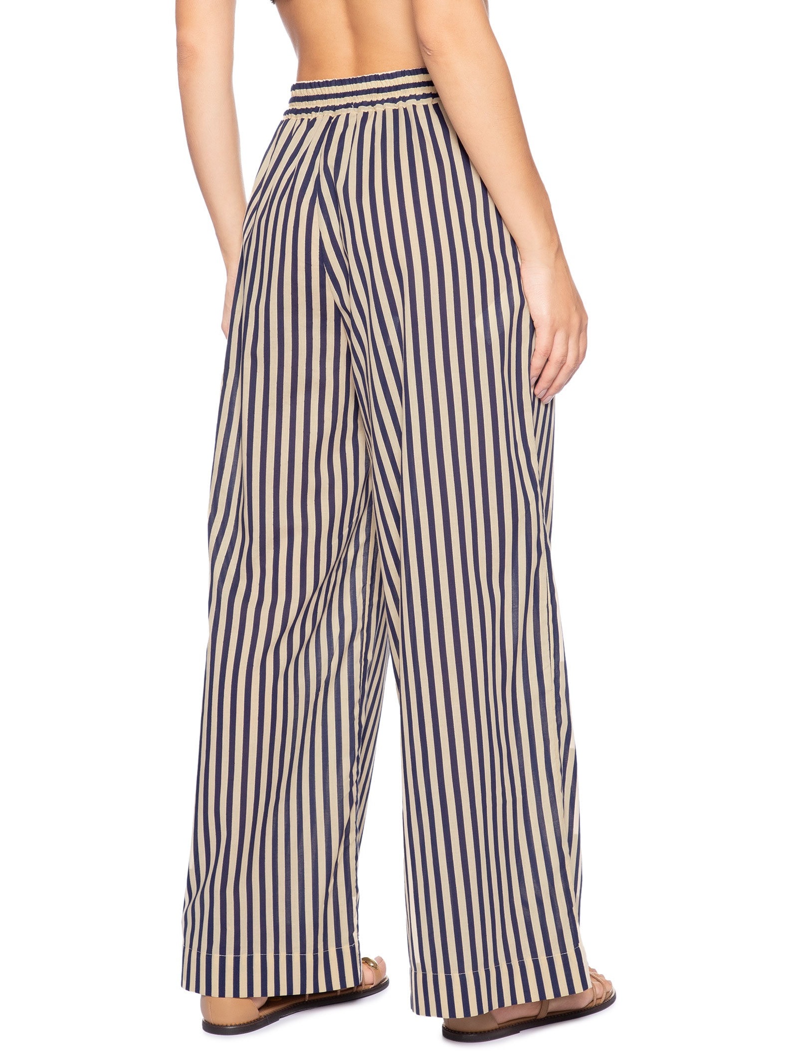 Calça Feminina Estampa Listra  – Preto Dress To