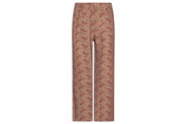 Calça Feminina Estampa Maya - Marrom