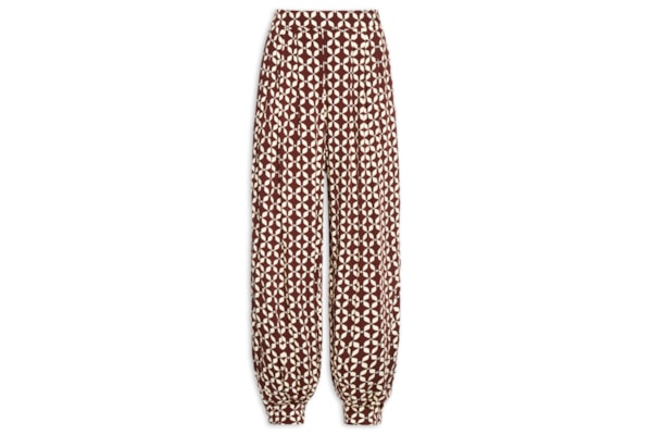 Calça Feminina Estampa Peixito - Marrom